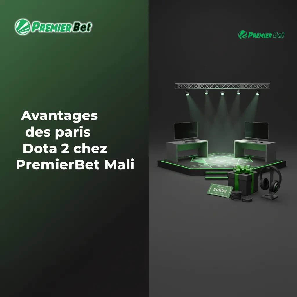 Bannière PremierBet Mali: avantages paris Dota 2, bonus jusqu’à 750%, paiements XOF, app rapide, support 24/7.