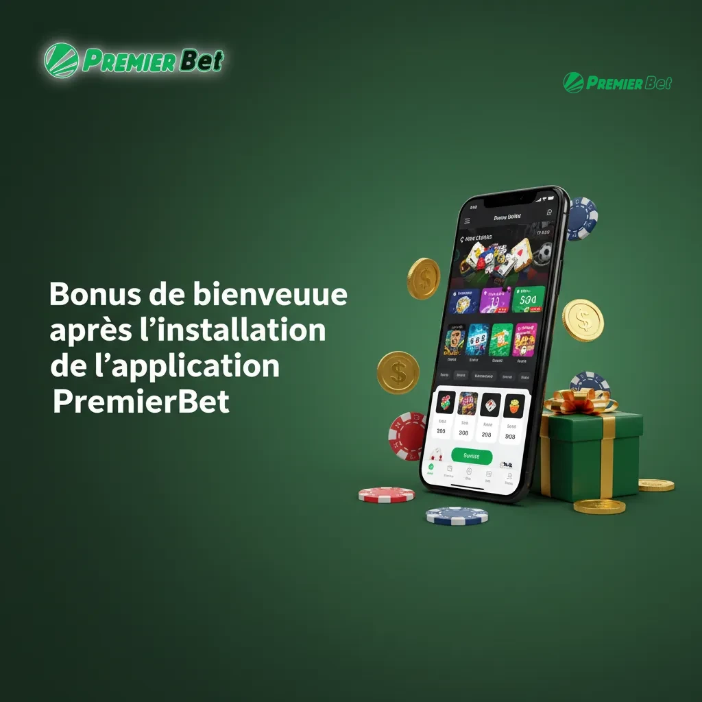 Promo PremierBet après installation: bonus de bienvenue, ACCA Boost jusqu’à 750%, paris sportifs et casino.