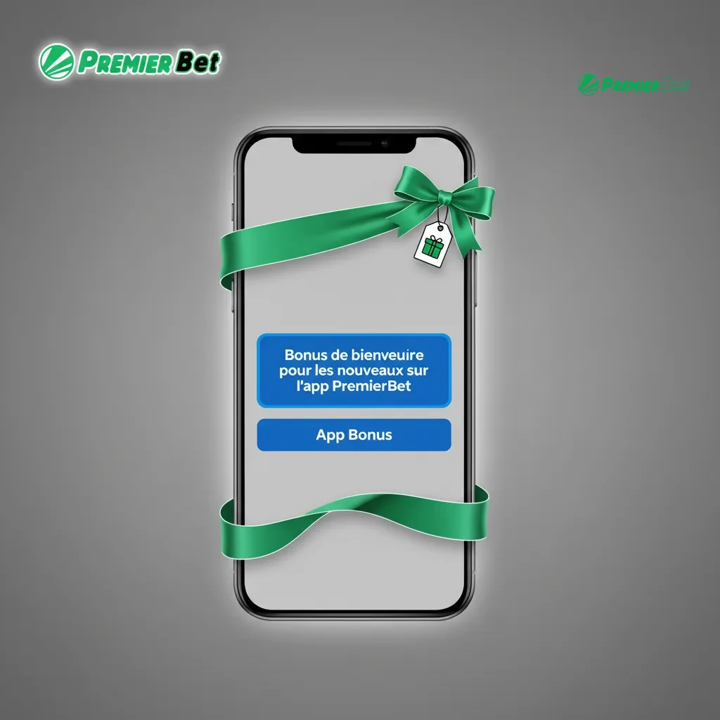 Bannière PremierBet: bonus de bienvenue. Sports 100% jusqu’à 50 000 XOF; Casino 100% jusqu’à 100 000 XOF + 50 tours.