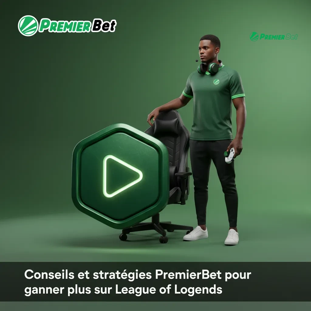 Infographie PremierBet: conseils pour parier sur League of Legends — bankroll, méta, cotes, live, BO1/BO5, rosters, patchs