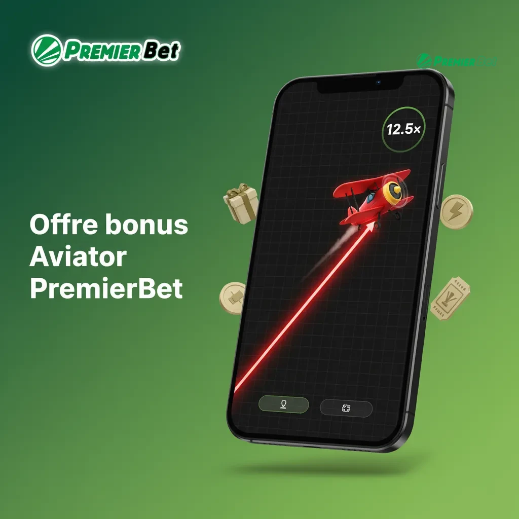 Visuel promo PremierBet Aviator: ACCA Boost jusqu’à 750% de gains, bouton Activer, rappel de vérifier les conditions.