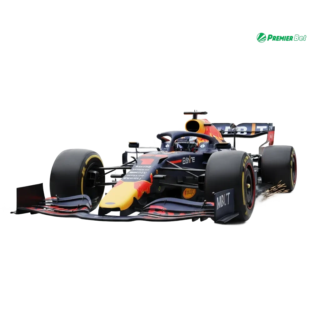 Bannière PremierBet Mali: paris Formule 1, cotes pré-match et en direct, mobile/ordinateur, cashout et bonus de bienvenue.