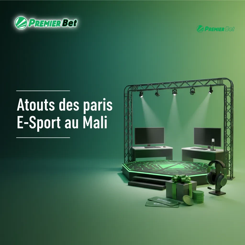 Atouts des paris e-sport au Mali: Orange/Moov Money (XOF), app mobile, support 24/7 FR, cashout, cotes PremierBet.