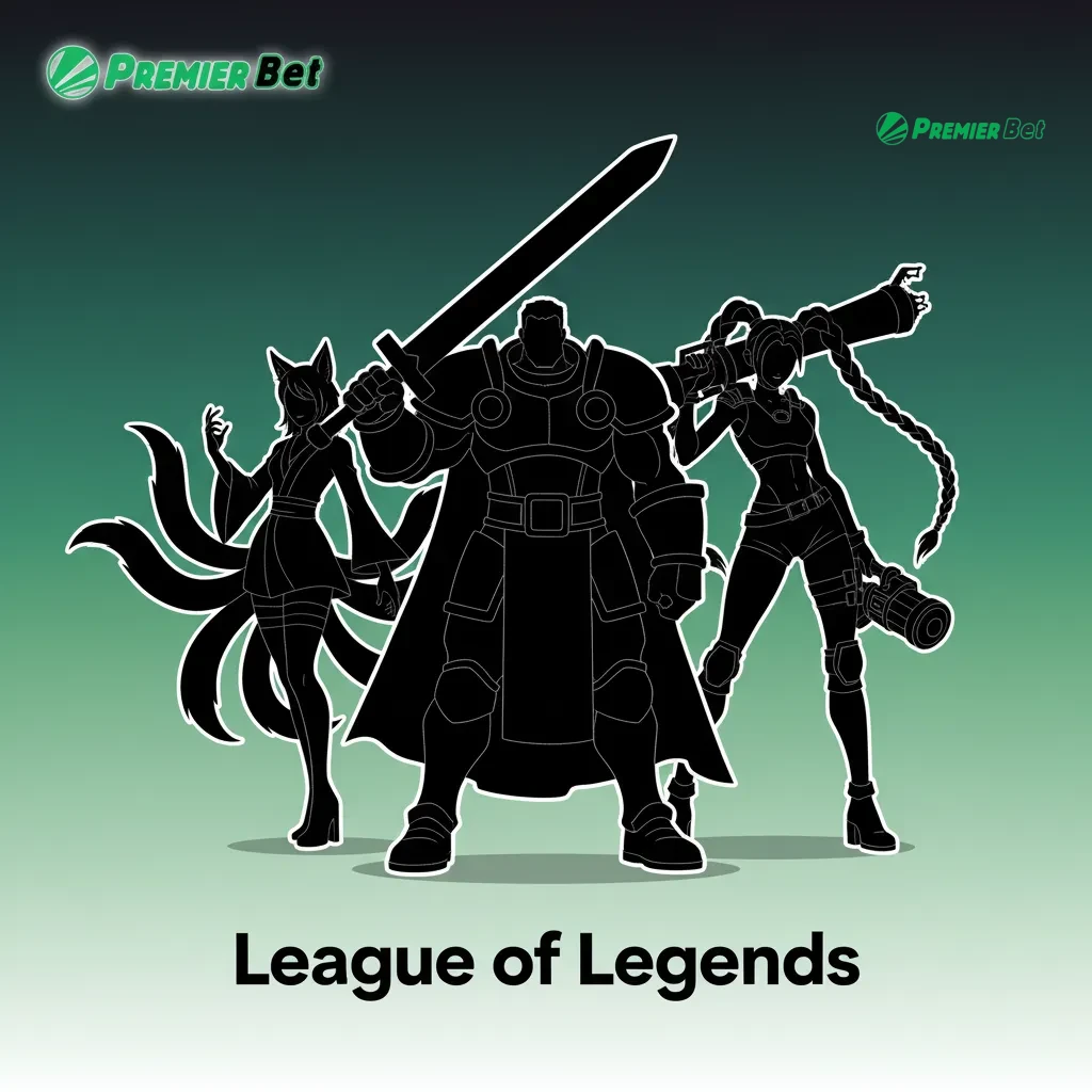 League of Legends: MOBA 5v5; paris sur vainqueur, cartes, premiers objectifs; ligues clés: Worlds, MSI, LEC, LCK, LPL.