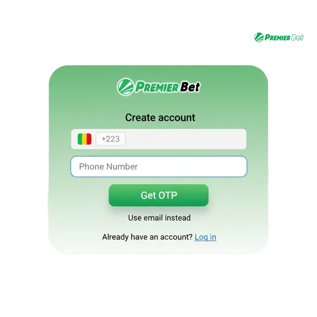 Processus d’inscription, connexion et vérification PremierBet au Mali, paris/casino, bonus ACCA Boost 750%, site et app