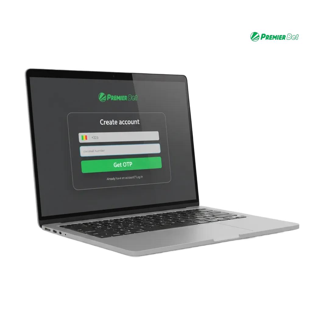 Processus d’inscription PremierBet au Mali: options téléphone, email, réseaux sociaux, 1 clic, plus ACCA Boost 750%.